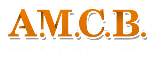 Logo AMCB, menuiserie à Rives de l'Yon